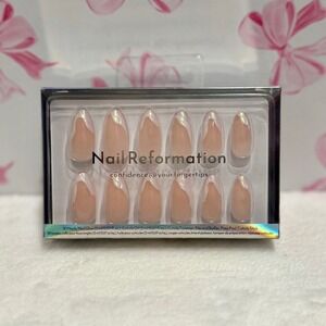 Nail Reformation Press On Nails Whiteβ Pearl Tips 30 Pcs